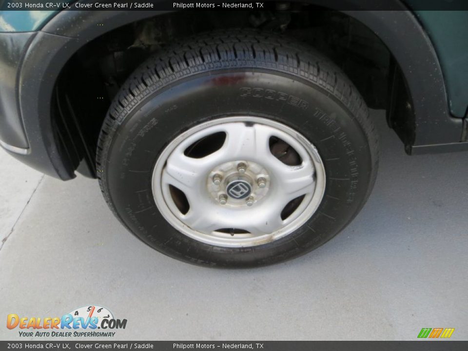 2003 Honda CR-V LX Clover Green Pearl / Saddle Photo #11