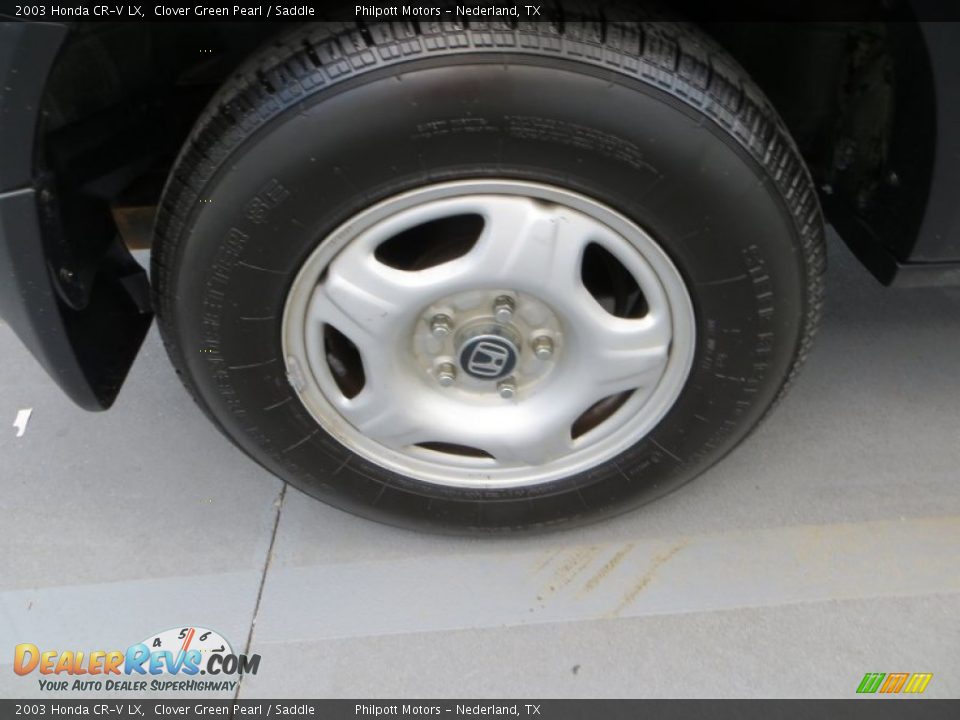 2003 Honda CR-V LX Clover Green Pearl / Saddle Photo #13