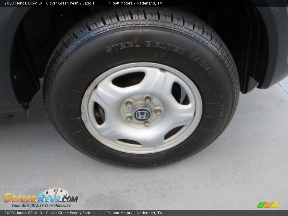 2003 Honda CR-V LX Clover Green Pearl / Saddle Photo #14