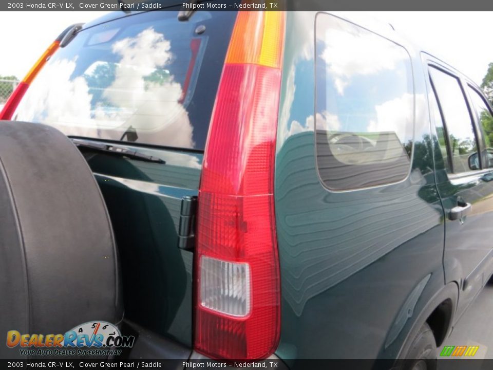 2003 Honda CR-V LX Clover Green Pearl / Saddle Photo #16