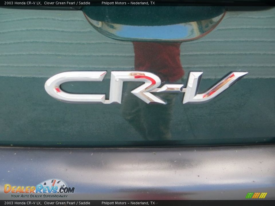 2003 Honda CR-V LX Clover Green Pearl / Saddle Photo #17