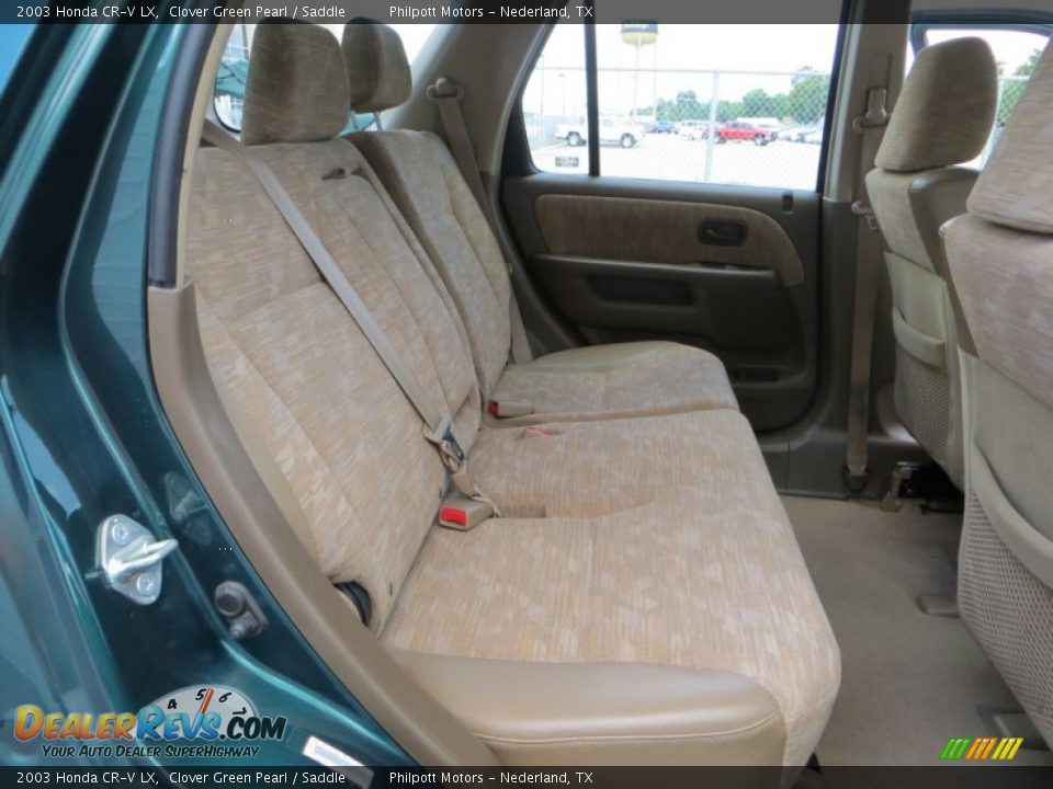 2003 Honda CR-V LX Clover Green Pearl / Saddle Photo #24