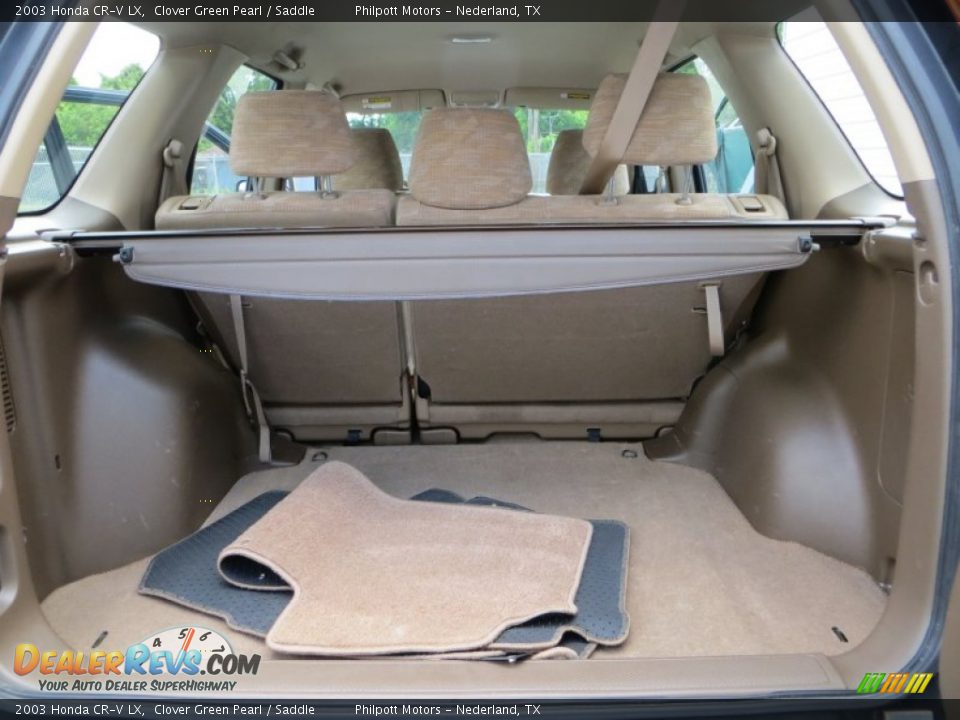 2003 Honda CR-V LX Clover Green Pearl / Saddle Photo #25