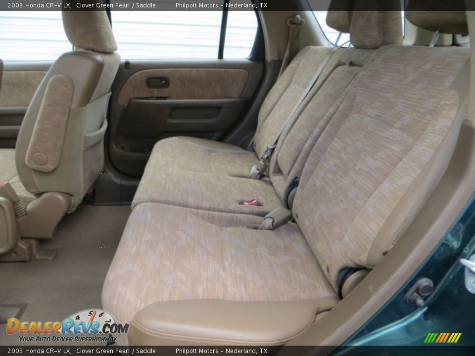 2003 Honda CR-V LX Clover Green Pearl / Saddle Photo #27