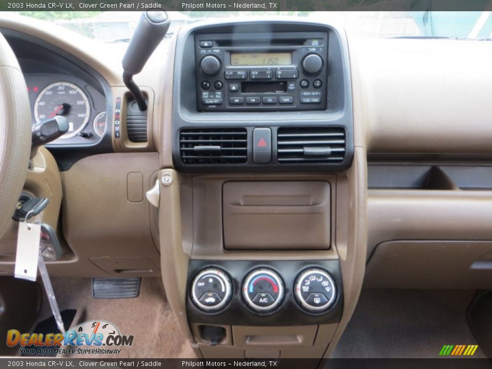 2003 Honda CR-V LX Clover Green Pearl / Saddle Photo #33