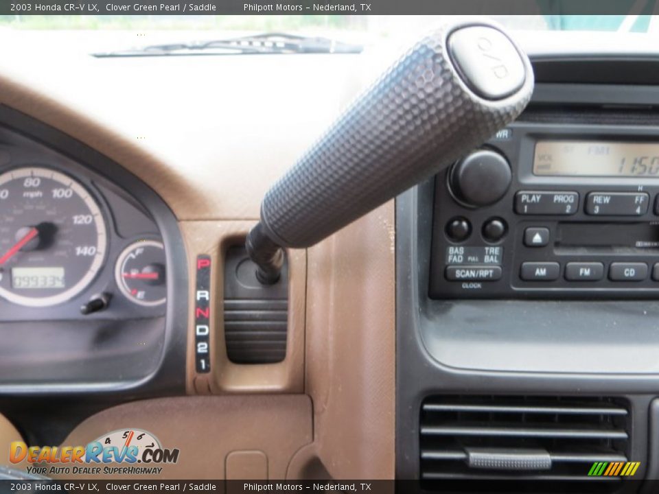 2003 Honda CR-V LX Clover Green Pearl / Saddle Photo #36