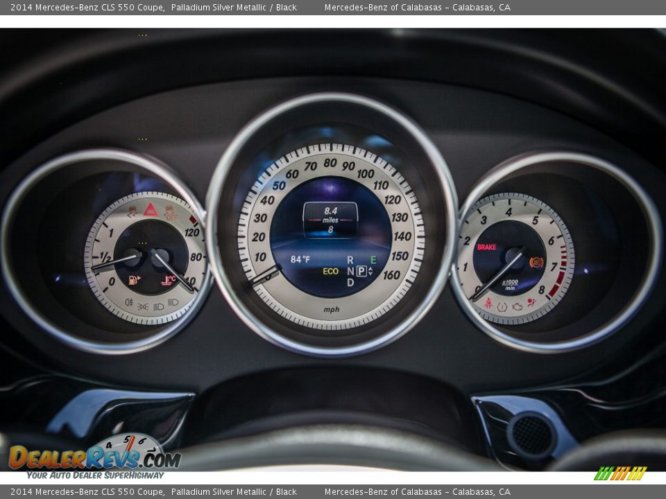 2014 Mercedes-Benz CLS 550 Coupe Palladium Silver Metallic / Black Photo #6