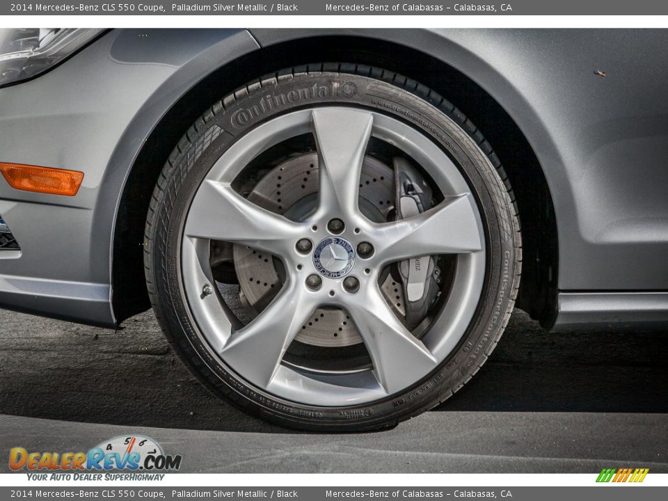 2014 Mercedes-Benz CLS 550 Coupe Palladium Silver Metallic / Black Photo #10