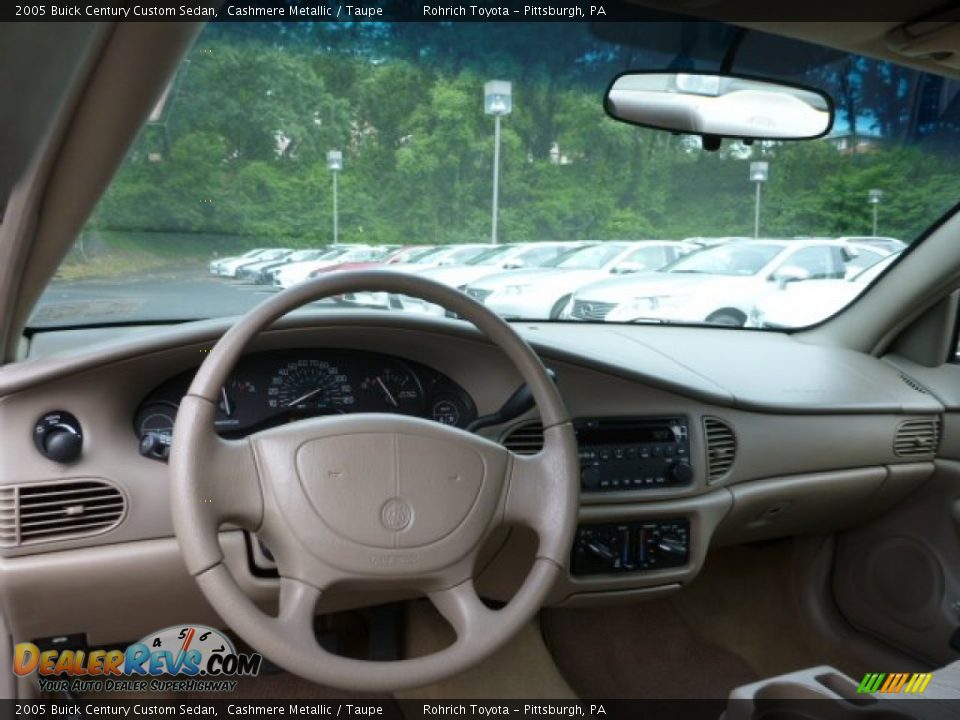 2005 Buick Century Custom Sedan Cashmere Metallic / Taupe Photo #6
