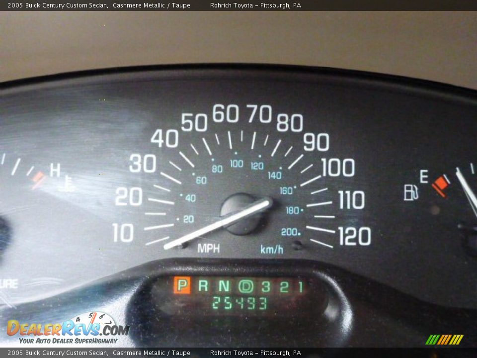 2005 Buick Century Custom Sedan Cashmere Metallic / Taupe Photo #9