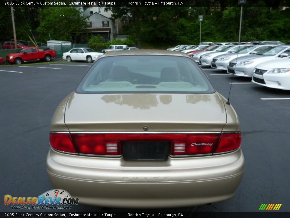 2005 Buick Century Custom Sedan Cashmere Metallic / Taupe Photo #14
