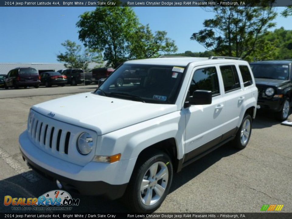 2014 Jeep Patriot Latitude 4x4 Bright White / Dark Slate Gray Photo #1