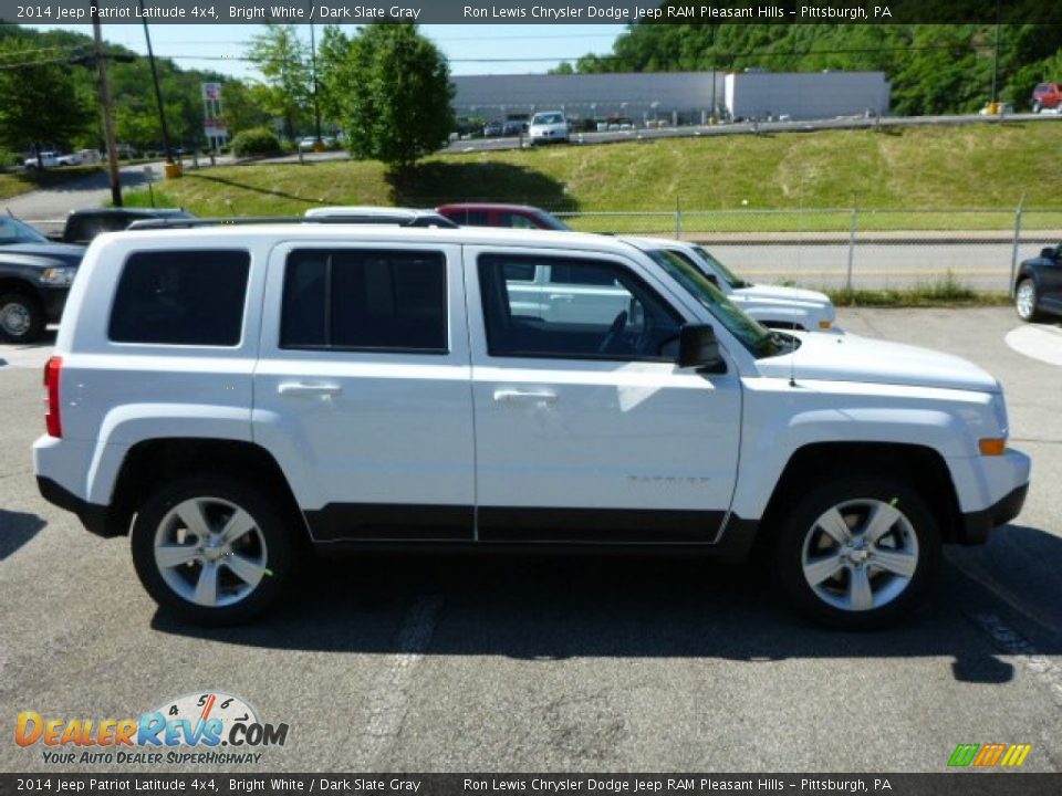 2014 Jeep Patriot Latitude 4x4 Bright White / Dark Slate Gray Photo #6