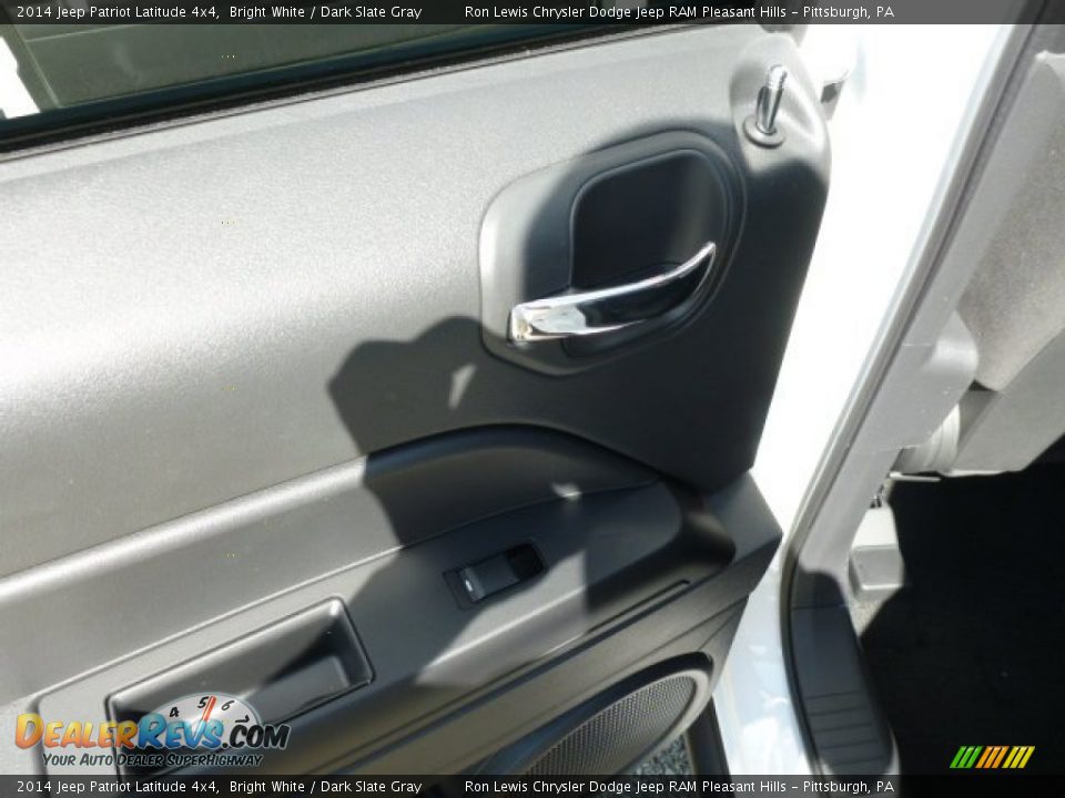 2014 Jeep Patriot Latitude 4x4 Bright White / Dark Slate Gray Photo #14