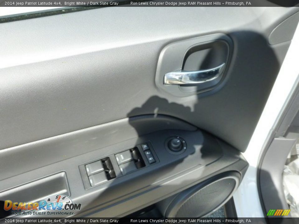 2014 Jeep Patriot Latitude 4x4 Bright White / Dark Slate Gray Photo #15