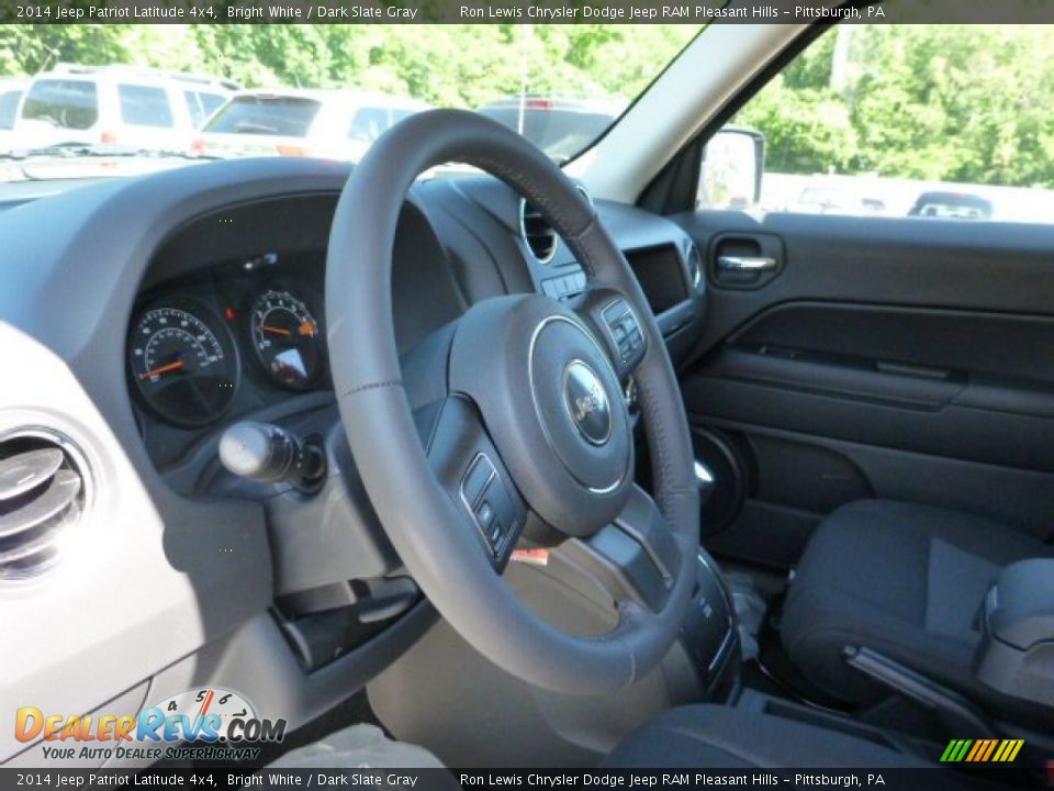 2014 Jeep Patriot Latitude 4x4 Bright White / Dark Slate Gray Photo #16