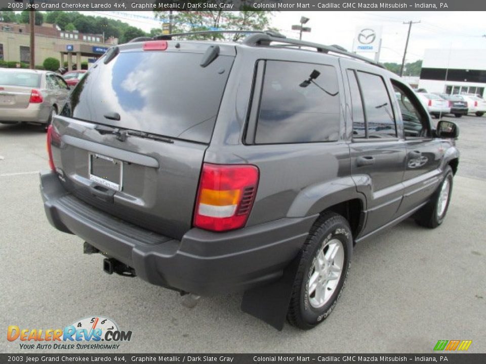 2003 Jeep Grand Cherokee Laredo 4x4 Graphite Metallic / Dark Slate Gray Photo #5