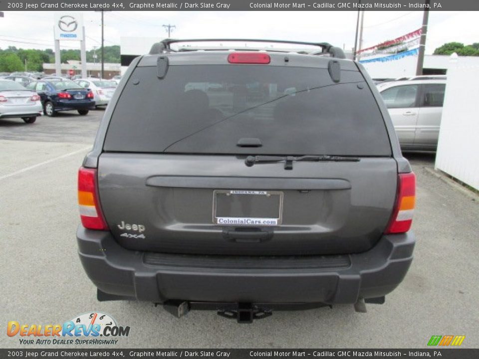 2003 Jeep Grand Cherokee Laredo 4x4 Graphite Metallic / Dark Slate Gray Photo #6