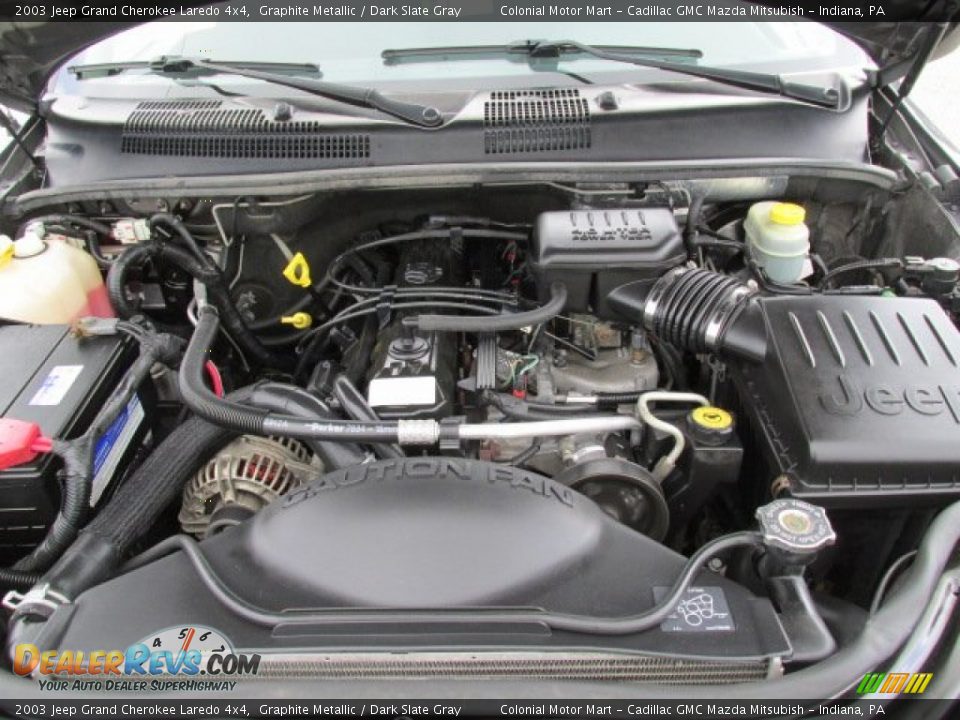 2003 Jeep Grand Cherokee Laredo 4x4 Graphite Metallic / Dark Slate Gray Photo #7