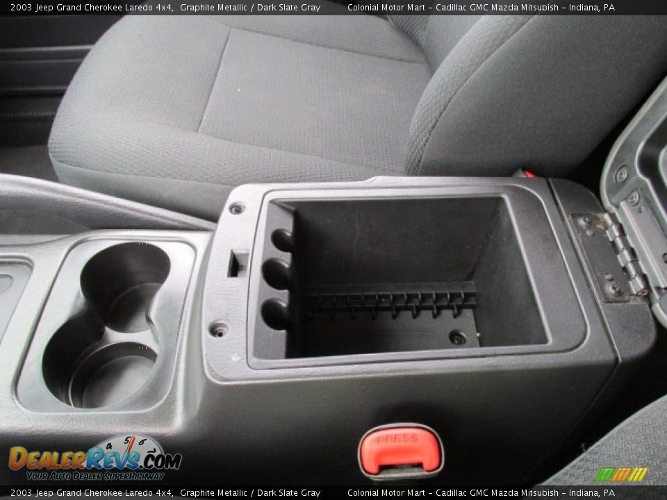 2003 Jeep Grand Cherokee Laredo 4x4 Graphite Metallic / Dark Slate Gray Photo #14