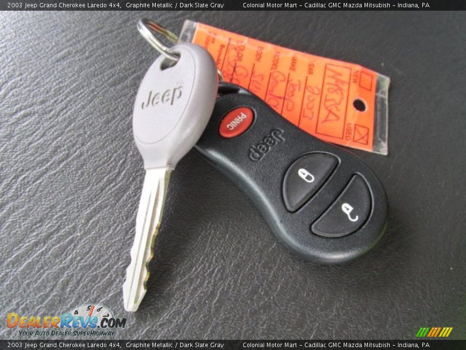 2003 Jeep Grand Cherokee Laredo 4x4 Graphite Metallic / Dark Slate Gray Photo #17
