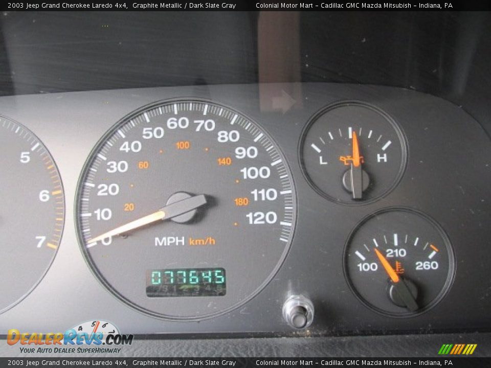 2003 Jeep Grand Cherokee Laredo 4x4 Graphite Metallic / Dark Slate Gray Photo #20