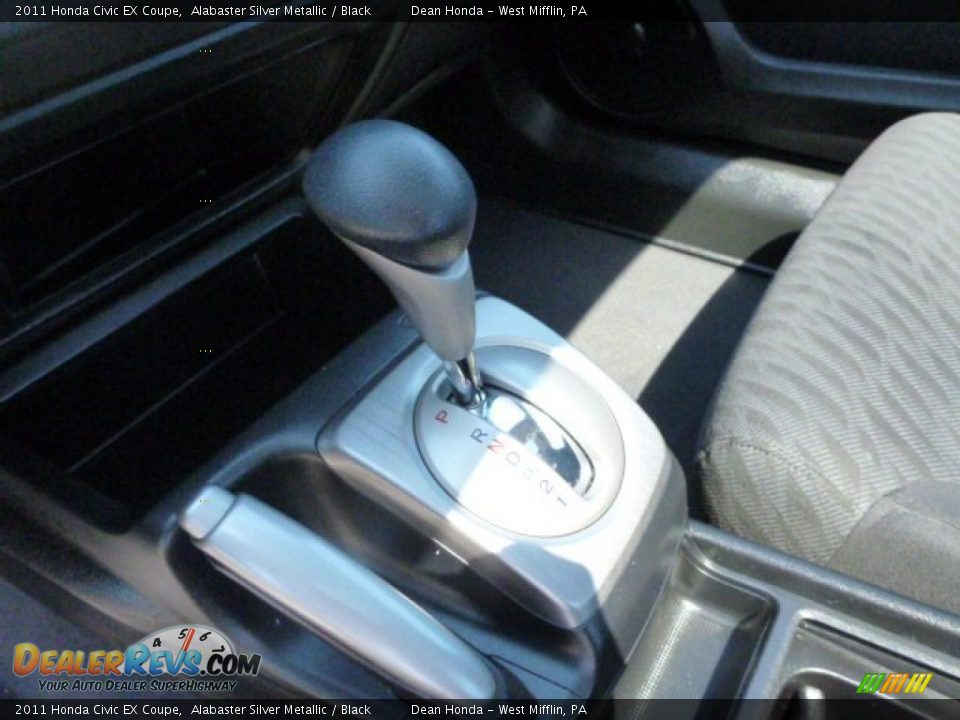 2011 Honda Civic EX Coupe Alabaster Silver Metallic / Black Photo #15