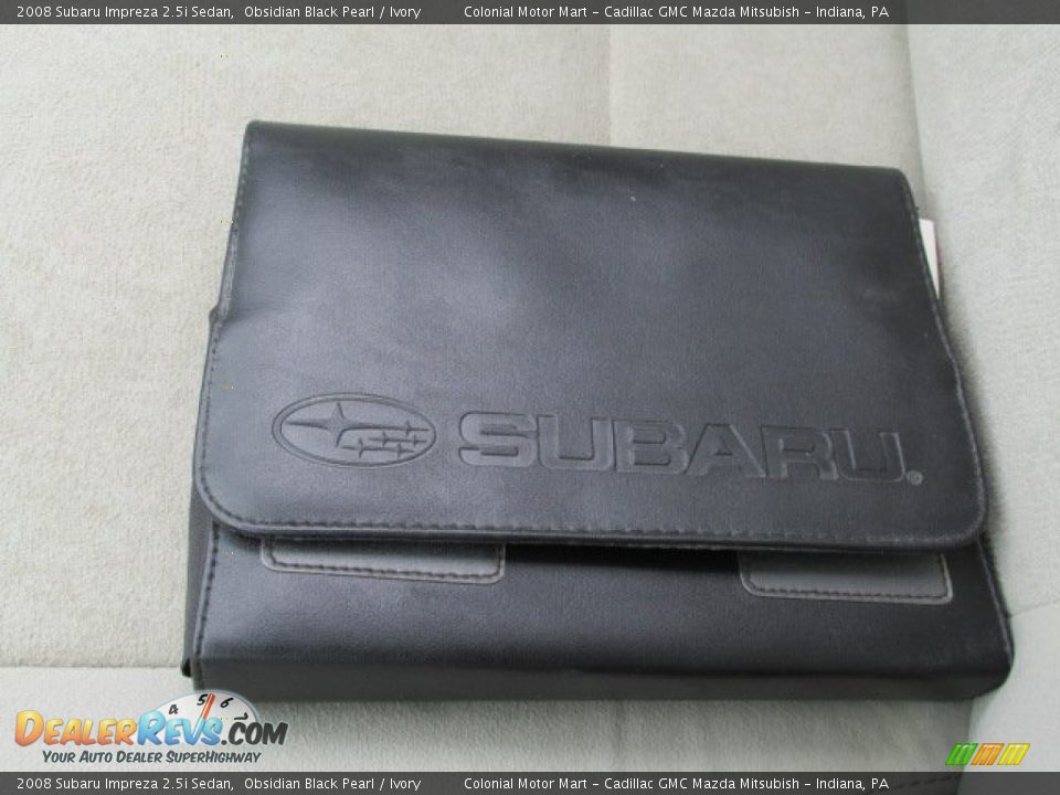 2008 Subaru Impreza 2.5i Sedan Obsidian Black Pearl / Ivory Photo #18