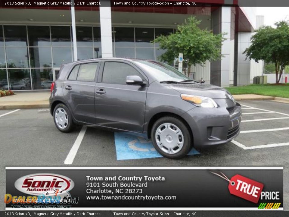 2013 Scion xD Magnetic Gray Metallic / Dark Charcoal Photo #1