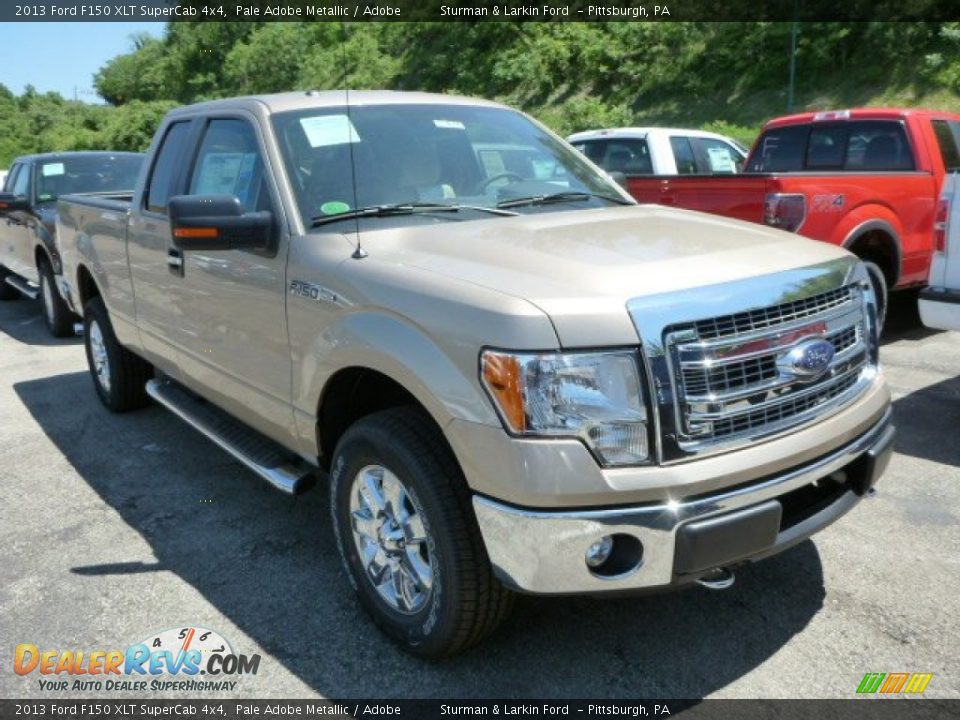 2013 Ford F150 XLT SuperCab 4x4 Pale Adobe Metallic / Adobe Photo #1