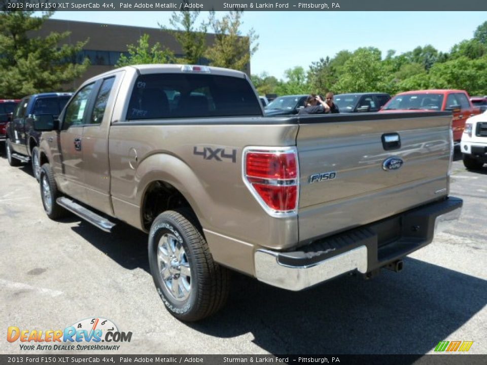 2013 Ford F150 XLT SuperCab 4x4 Pale Adobe Metallic / Adobe Photo #4