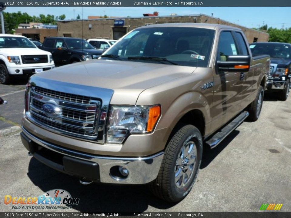 2013 Ford F150 XLT SuperCab 4x4 Pale Adobe Metallic / Adobe Photo #5