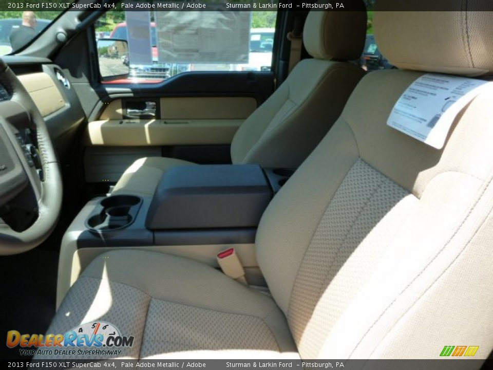 2013 Ford F150 XLT SuperCab 4x4 Pale Adobe Metallic / Adobe Photo #7