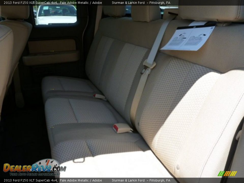 2013 Ford F150 XLT SuperCab 4x4 Pale Adobe Metallic / Adobe Photo #8