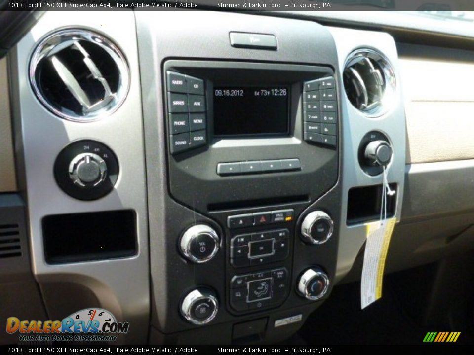 2013 Ford F150 XLT SuperCab 4x4 Pale Adobe Metallic / Adobe Photo #14