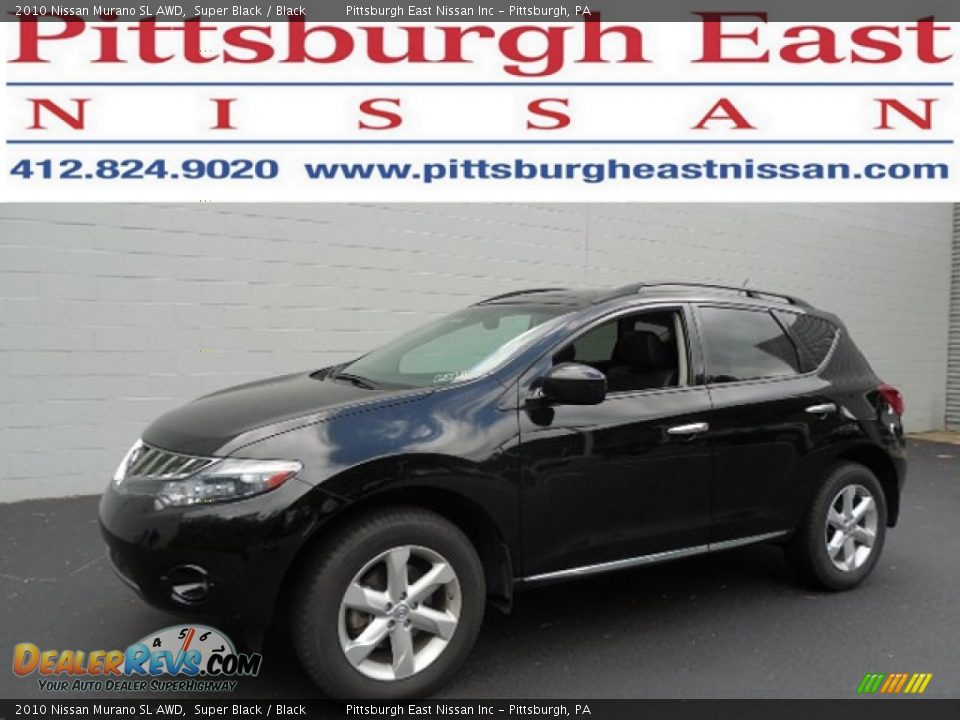 2010 Nissan Murano SL AWD Super Black / Black Photo #1