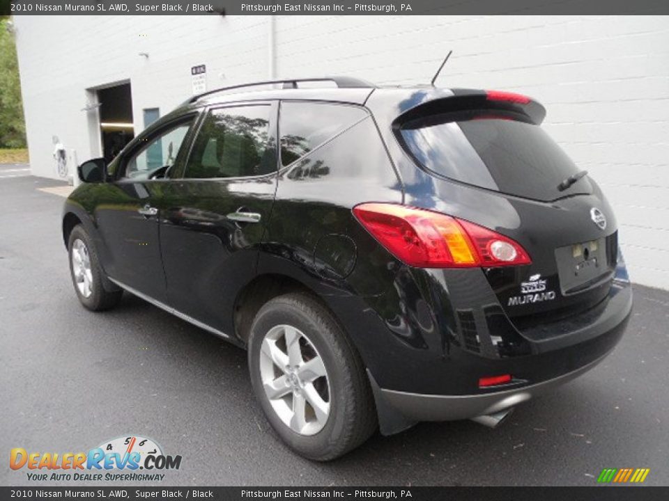 2010 Nissan Murano SL AWD Super Black / Black Photo #3
