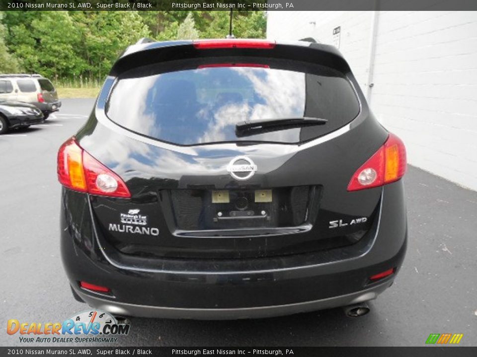 2010 Nissan Murano SL AWD Super Black / Black Photo #4