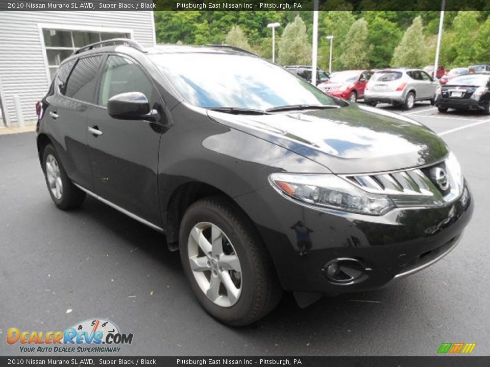 2010 Nissan Murano SL AWD Super Black / Black Photo #5