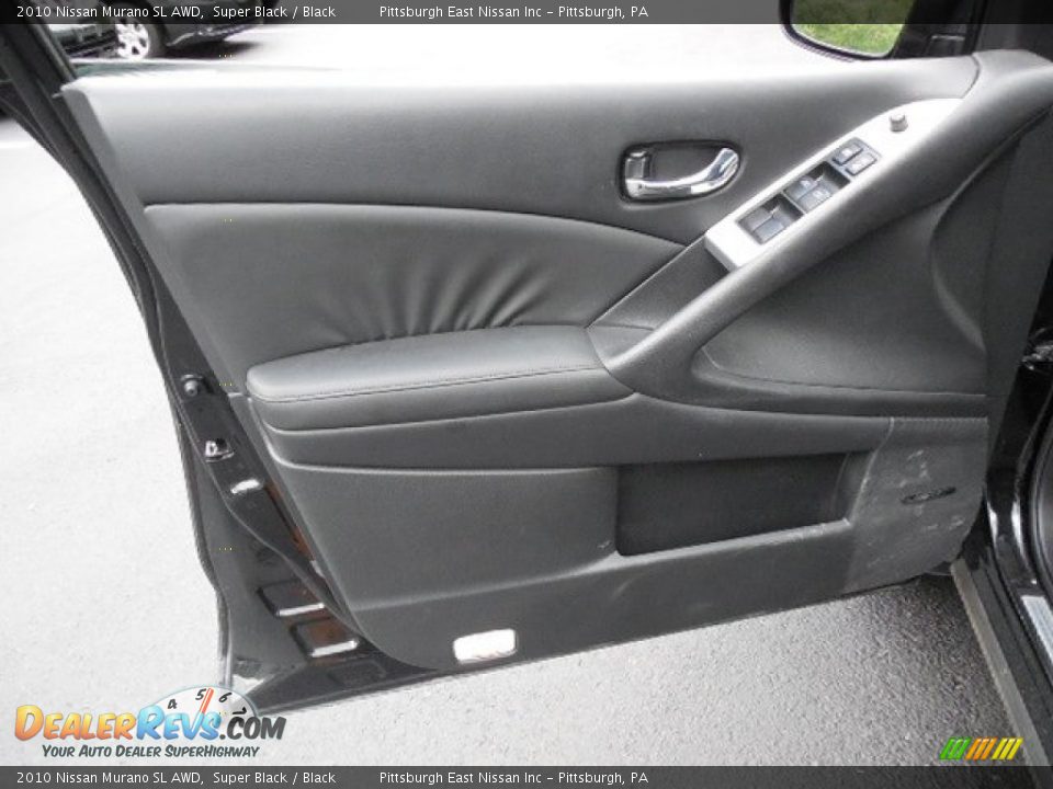 2010 Nissan Murano SL AWD Super Black / Black Photo #7