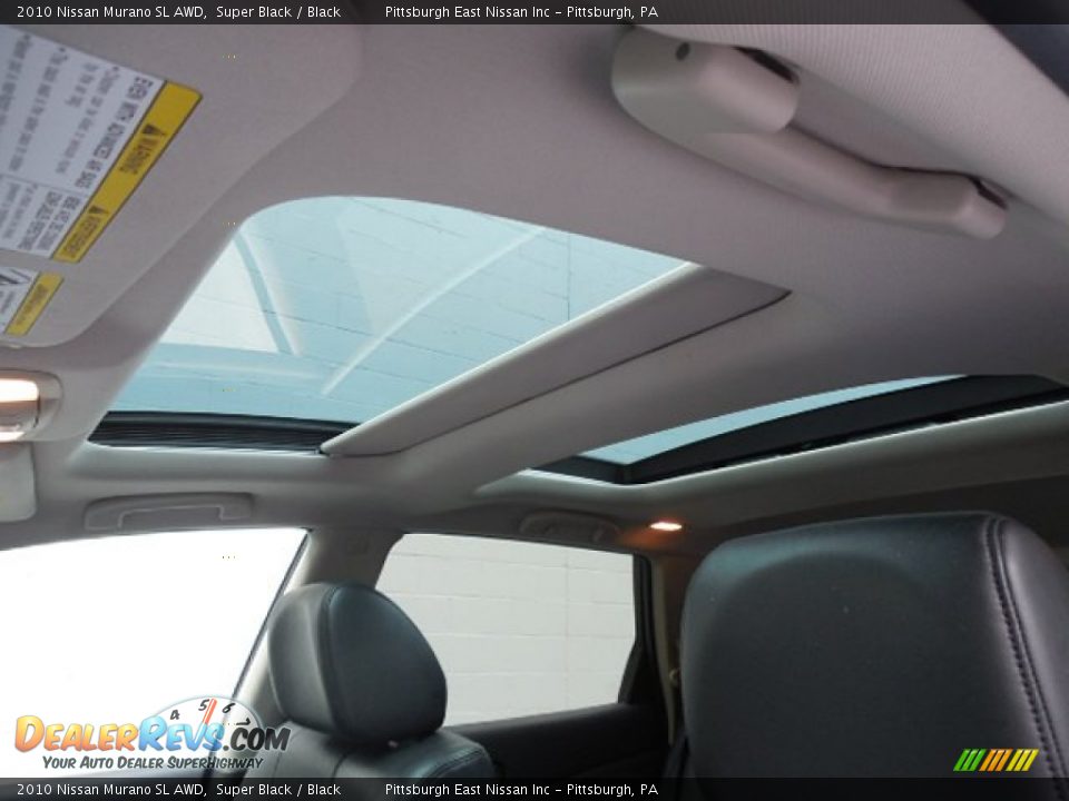 2010 Nissan Murano SL AWD Super Black / Black Photo #8