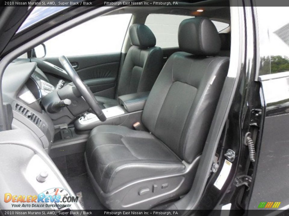 2010 Nissan Murano SL AWD Super Black / Black Photo #9