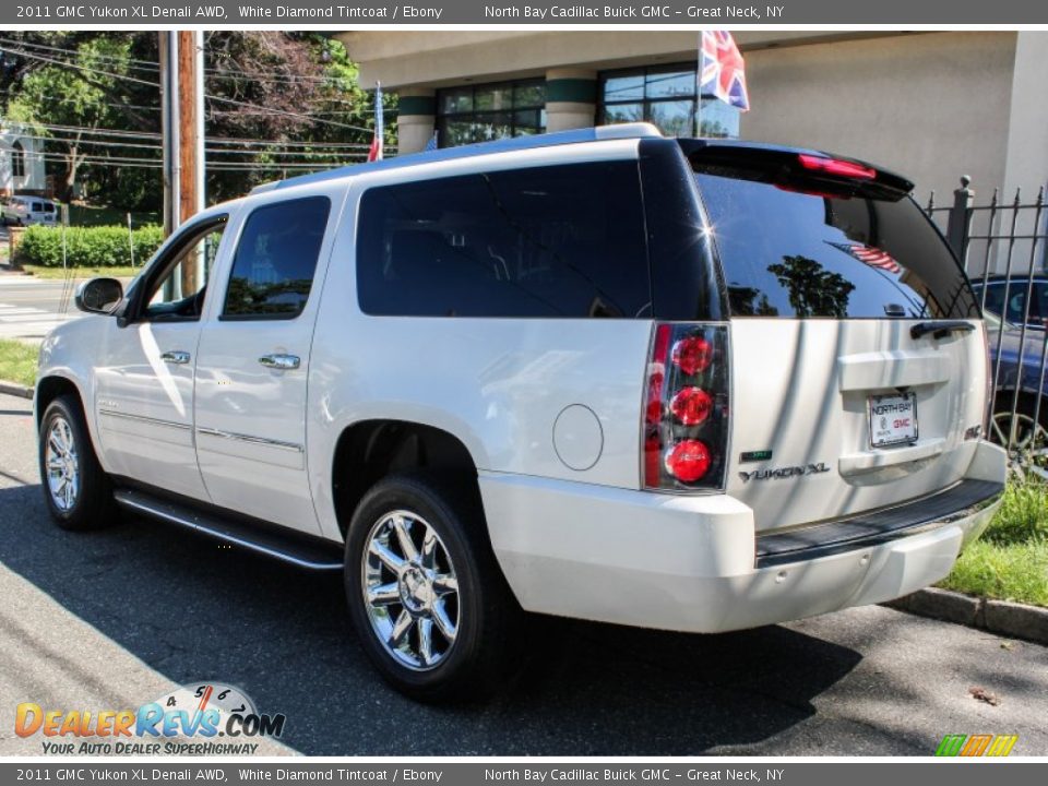 2011 GMC Yukon XL Denali AWD White Diamond Tintcoat / Ebony Photo #4