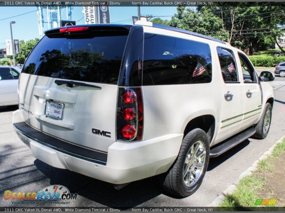 2011 GMC Yukon XL Denali AWD White Diamond Tintcoat / Ebony Photo #6