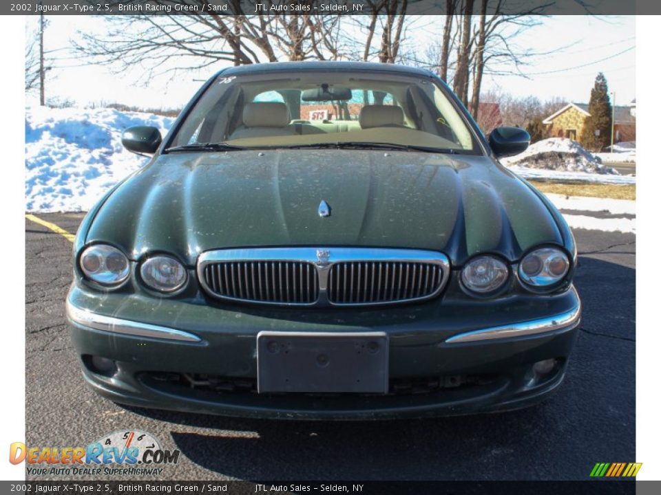 2002 Jaguar X-Type 2.5 British Racing Green / Sand Photo #2