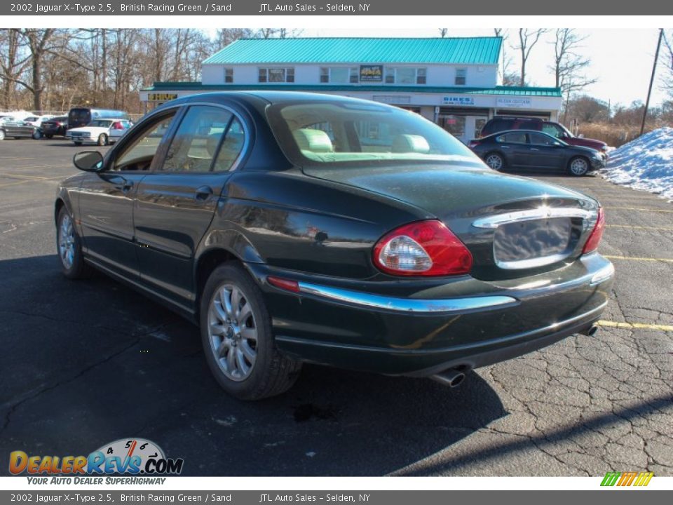 2002 Jaguar X-Type 2.5 British Racing Green / Sand Photo #4