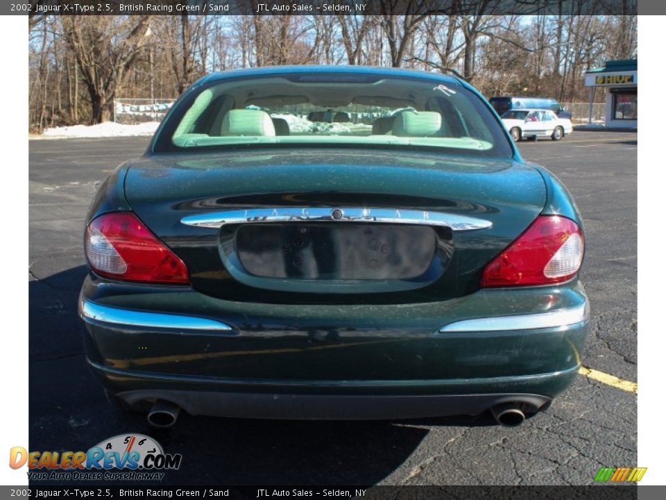2002 Jaguar X-Type 2.5 British Racing Green / Sand Photo #5