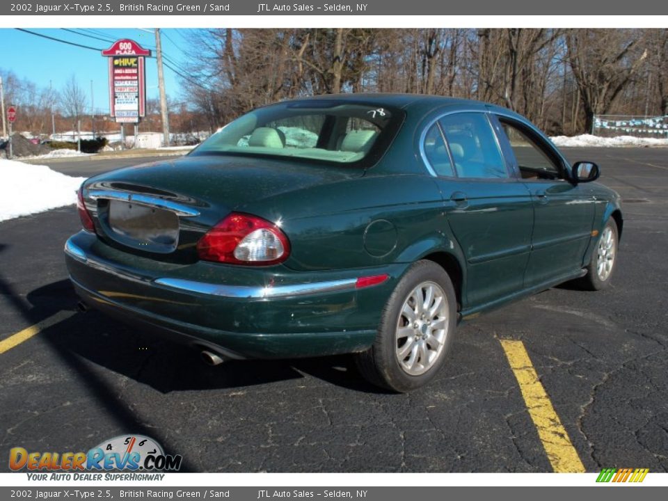 2002 Jaguar X-Type 2.5 British Racing Green / Sand Photo #6