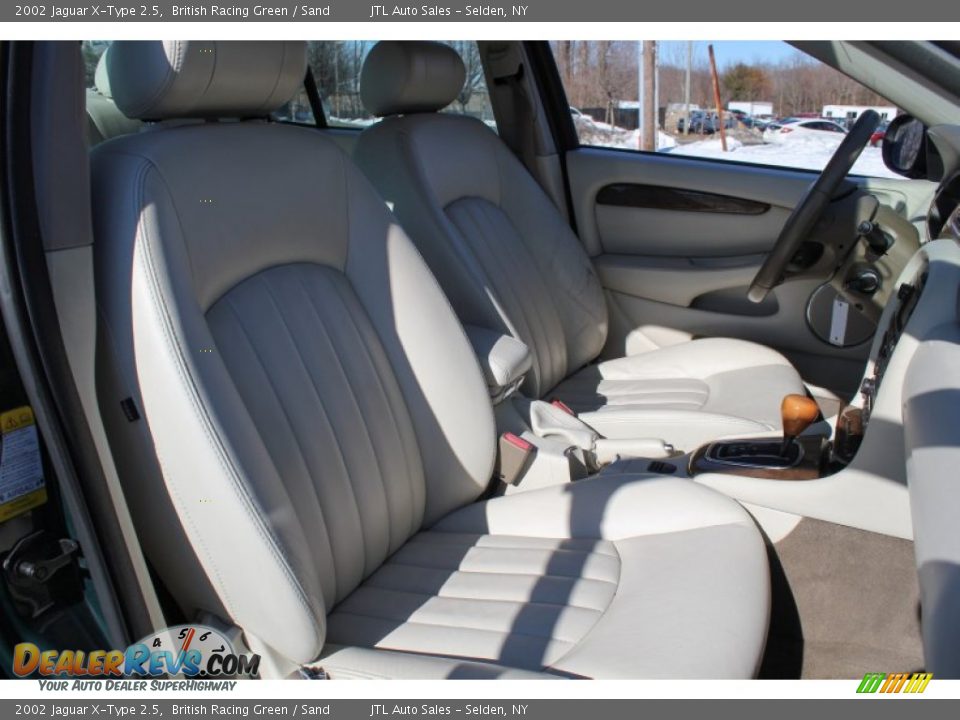 2002 Jaguar X-Type 2.5 British Racing Green / Sand Photo #9