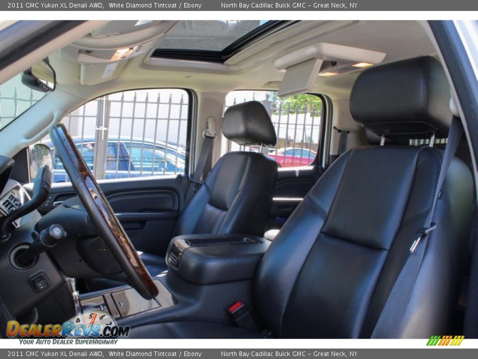 2011 GMC Yukon XL Denali AWD White Diamond Tintcoat / Ebony Photo #23